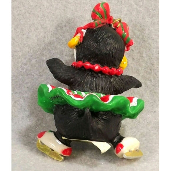VTG Penguin Lot Ornaments Figurines Earrings Christmas Variety Y2K Hallmark GUC - Picture 8 of 16